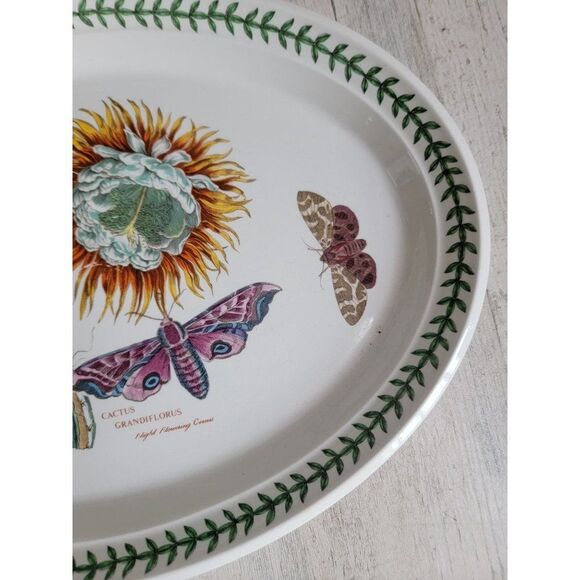 Botanic Gardens Night Flowering Cereus serving dish Portmeirion - Picture 5 of 8